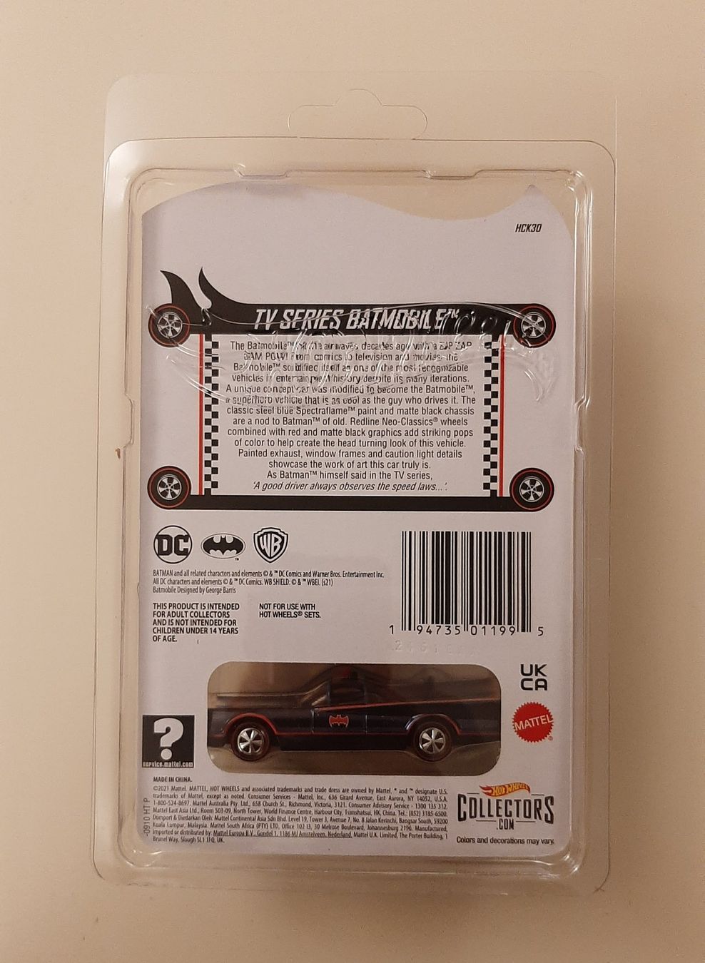 Hot Wheels Modellautos: RLC Exclusive TV Series Batmobile – Neu und originalverpackt aus Regensdorf von 8Collect 1
