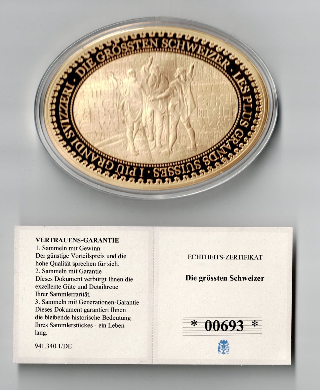 Medaillen: Albert Einstein_1879 1955_Zertifikat_00693 – Neu (gemäss Beschreibung) aus Hombrechtikon von Fraese01 4