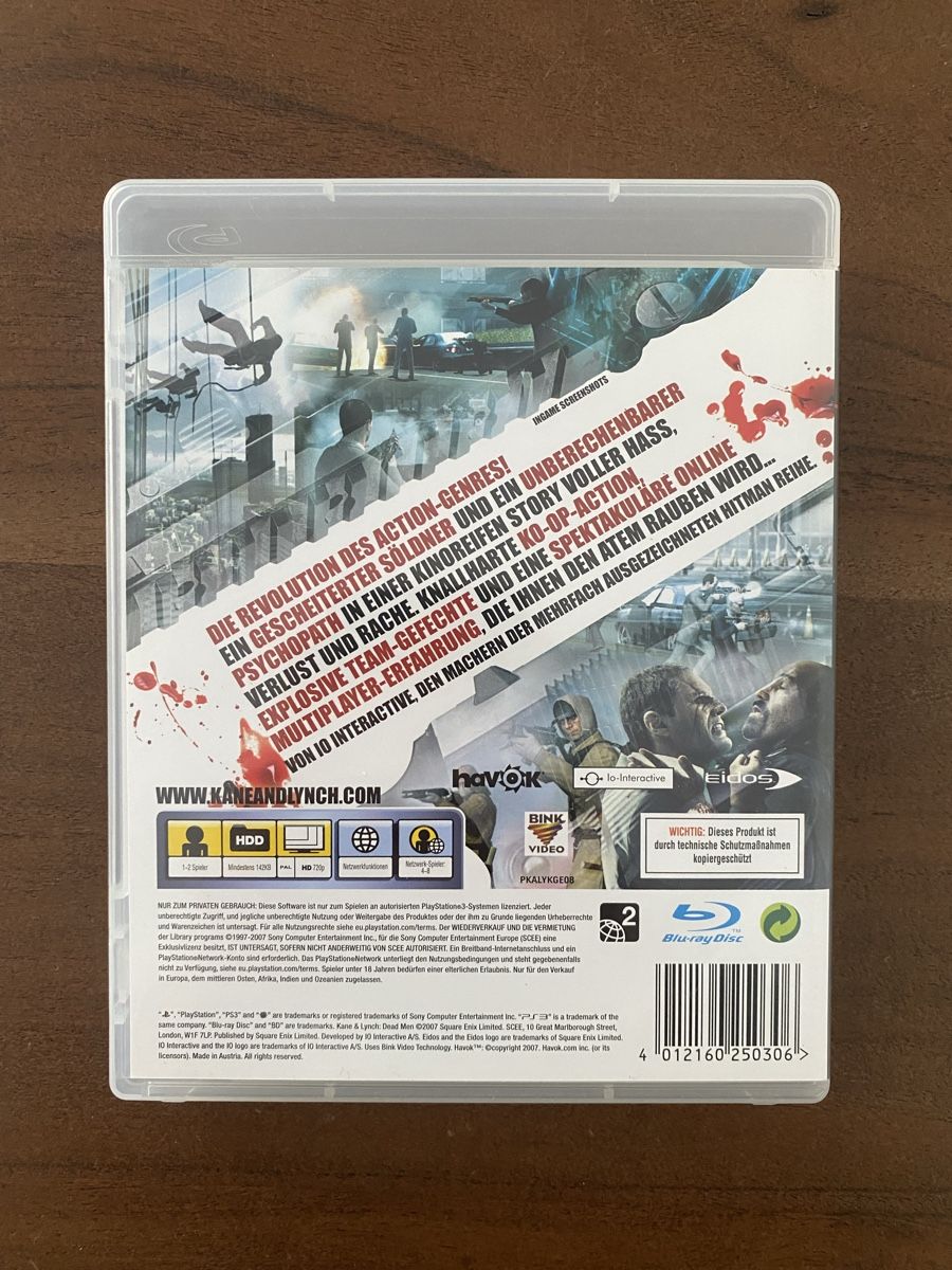 Sony Spiele: Kane & Lynch: Dead Men für PS3 – Gebraucht aus Thunstetten von Virus_33 2