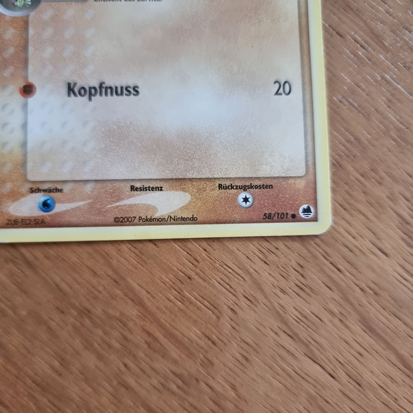 Pokémon Carte collezionabili: Pokémon Pupitar 2007 DE 58/101 EX – Usato da Roggwil BE venduto da S_Cards 1