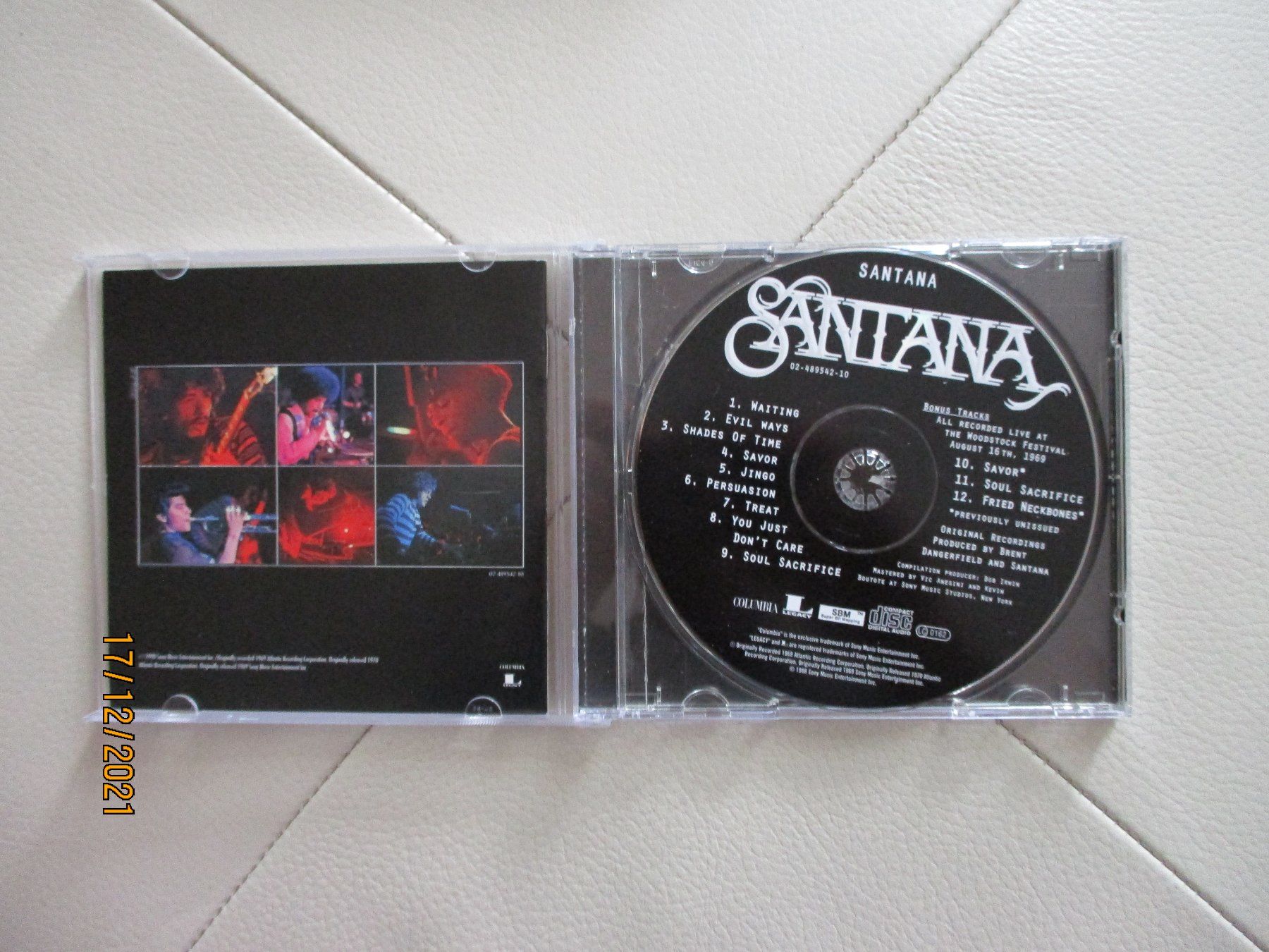 CD: Santana  --  Santana – Usato da Liestal venduto da Disc-Point 1