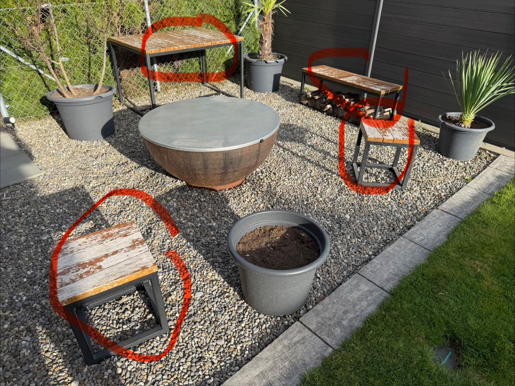 Set de table et chaises: Garten Tisch Set – D'occasion à Matzendorf par morodance
