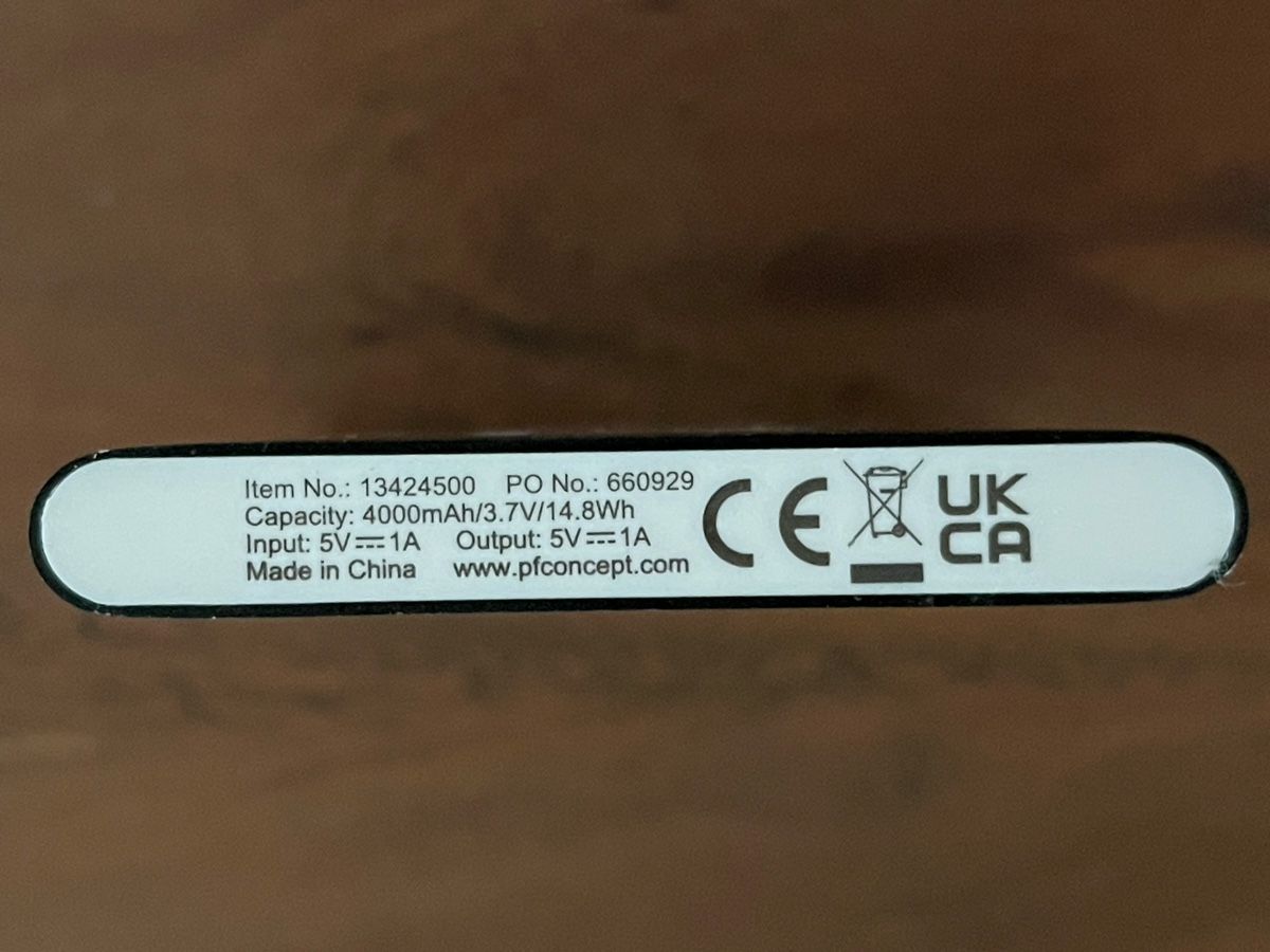 Caricabatterie: Powerbank 4000mAh – Nuovo (secondo la descrizione) da Stallikon venduto da oez6e 3