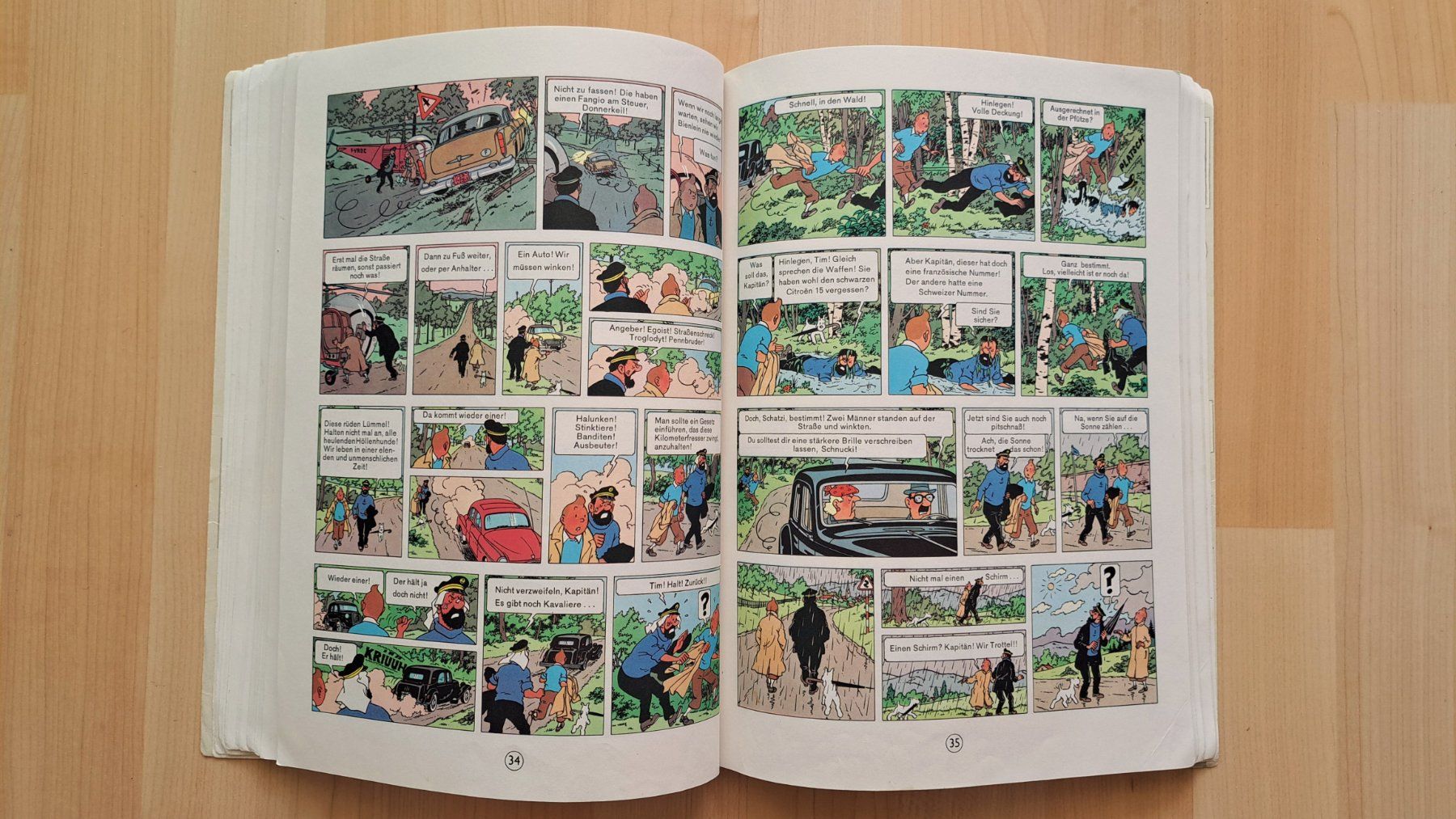 Comics: Tim und Struppi:  "Der Fall Bienlein" - 10.Auflage 1979 – Gebraucht aus Affoltern am Albis von saminou01 5