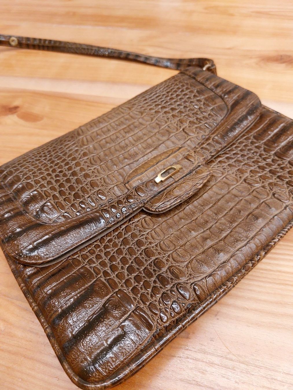 Borse da donna: Alte Krokodil LederHandtasche Lady – Usato da Ganterschwil venduto da HeidiuPeter 1