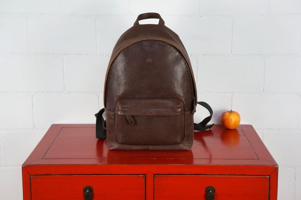 Eleganter NAVYBOOT Vintage City Rucksack aus Leder | Kaufen auf Ricardo