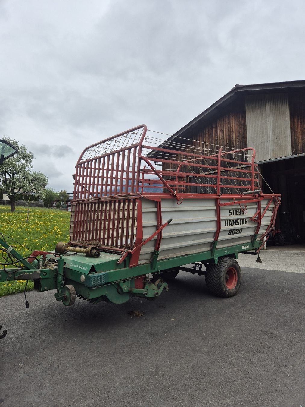 Steyr Rimorchi: Ladewagen Steyr Hamster 8020 – Usato da Attinghausen venduto da franc93