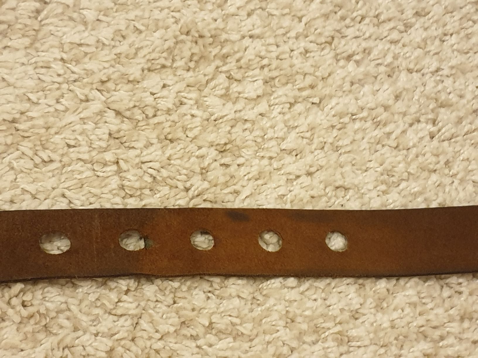 Gürtel: Ceinture cuir 3,5x95cm, marron – Gebraucht aus Neuchâtel von Verenas12 5