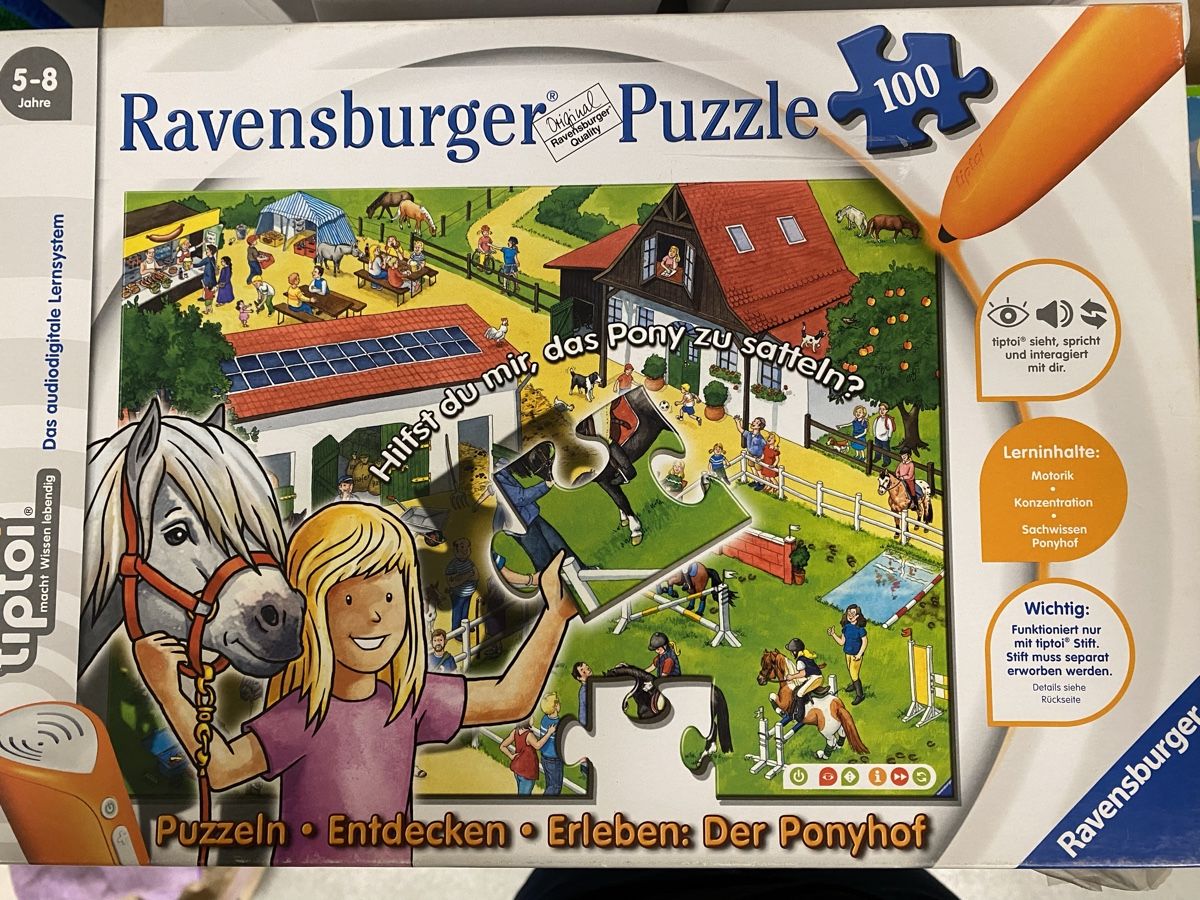 Ravensburger Puzzles: Tip Toi Puzzle: der Ponyhof 104 Teilen – Neu (gemäss Beschreibung) aus Aarau von sf2014