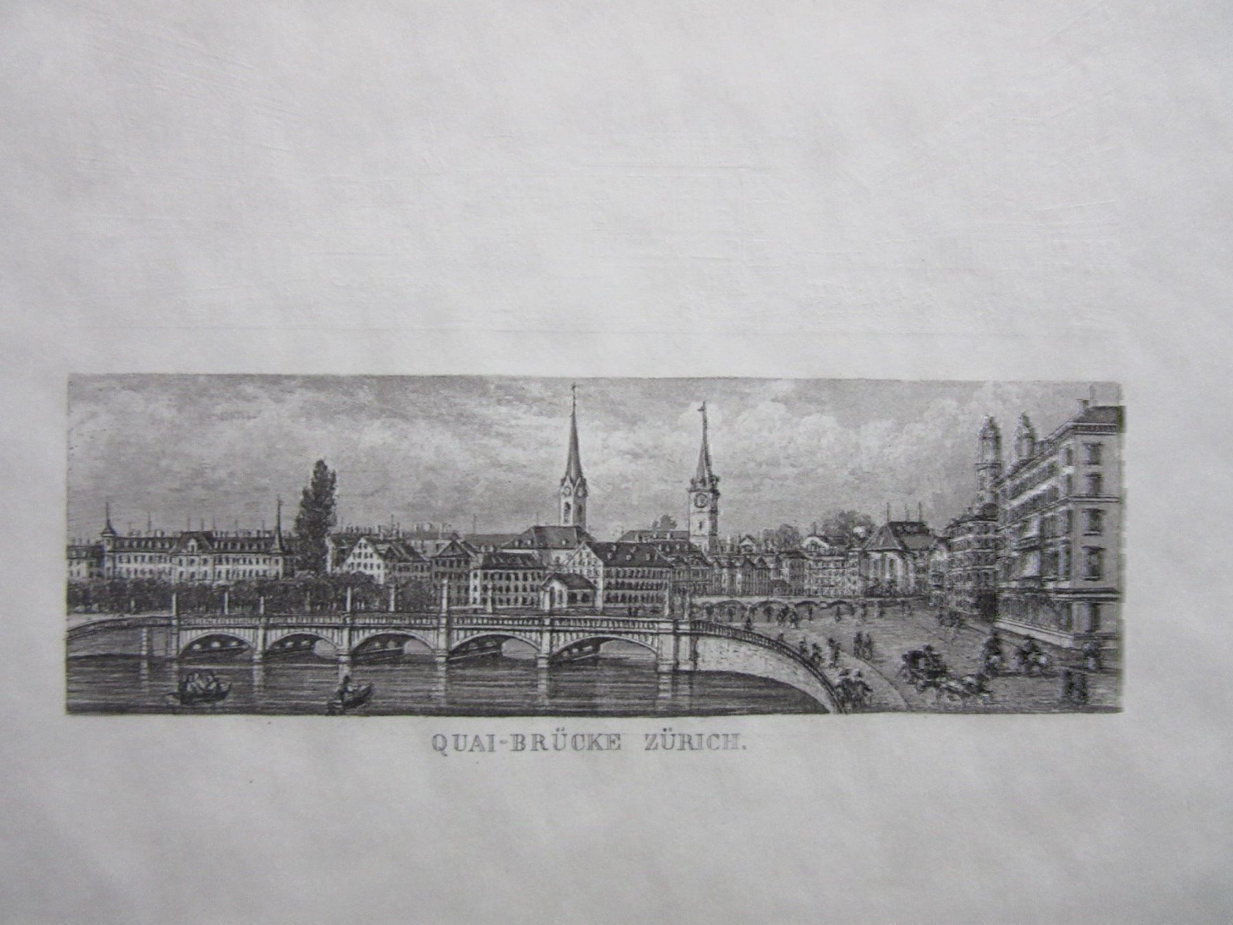 Incisioni: ZÜRICH  AQUATINTA – Usato da Gersau venduto da grafik-kunst 1