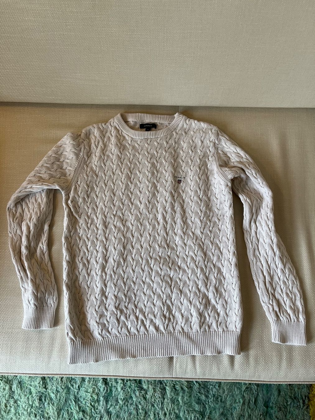 Gant Maglioni & Felpe: Gant knitwear sweater size M white – Usato da Zürich venduto da Simontr