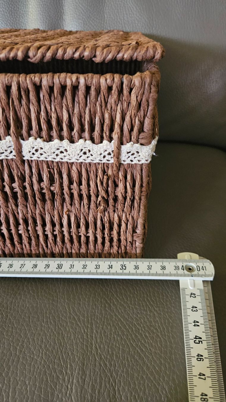 Altro per la casa: Cesta decorativa con coperchio – Usato da Melano venduto da H-Sara 5