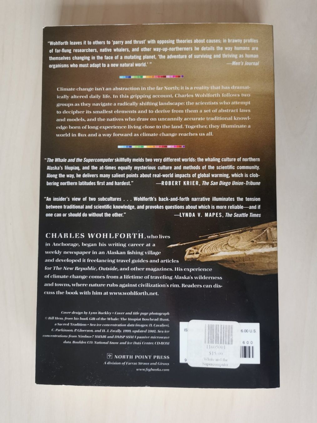 Libri: The Whale and the Supercomputer - Charles Wohlforth – Nuovo (secondo la descrizione) da Zürich venduto da ms993 1