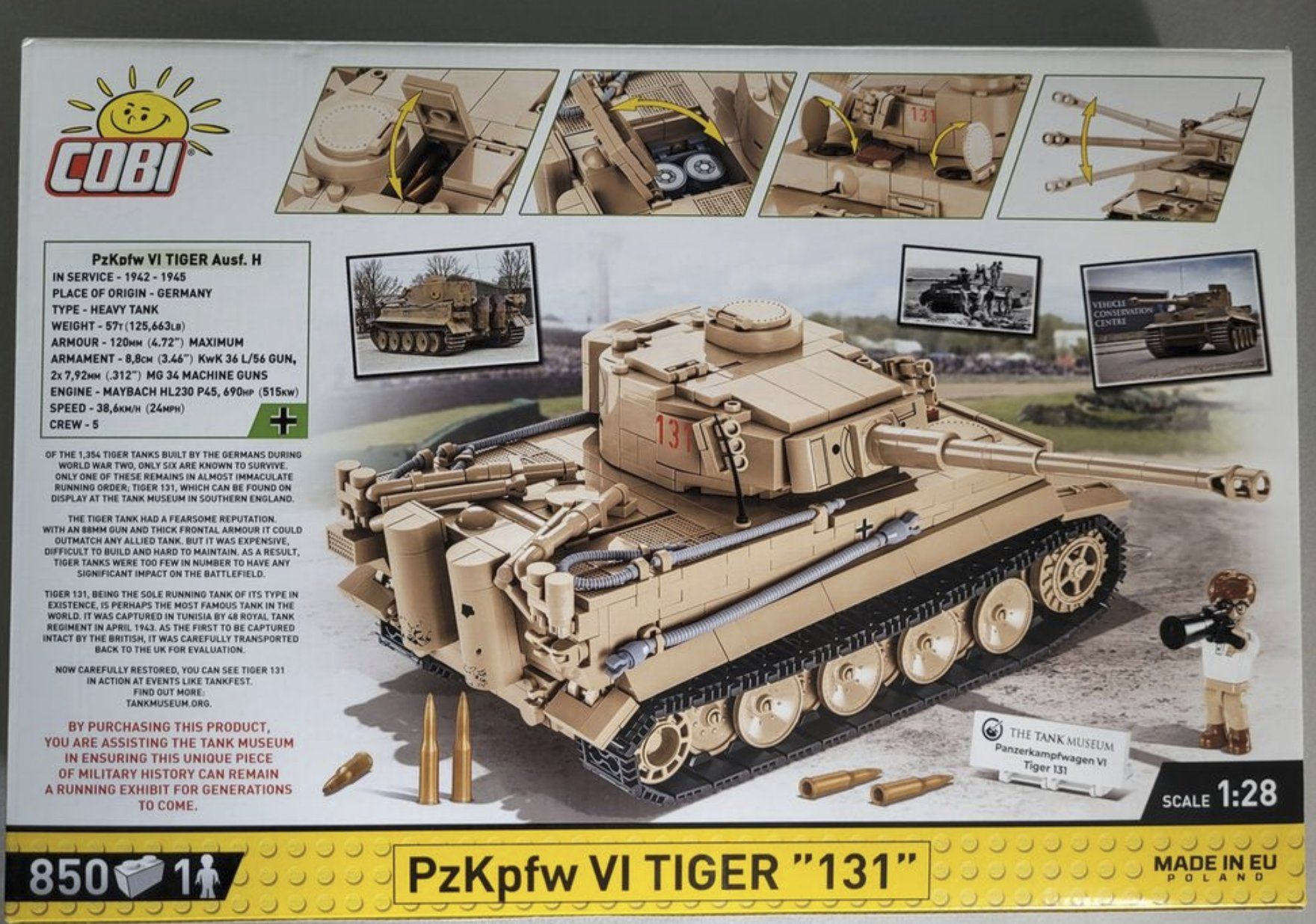 Cobi Baukästen: Cobi PzKpfw VI Tiger 131 – Neu (gemäss Beschreibung) aus Estavayer-le-Lac von Lor_tjg5 1