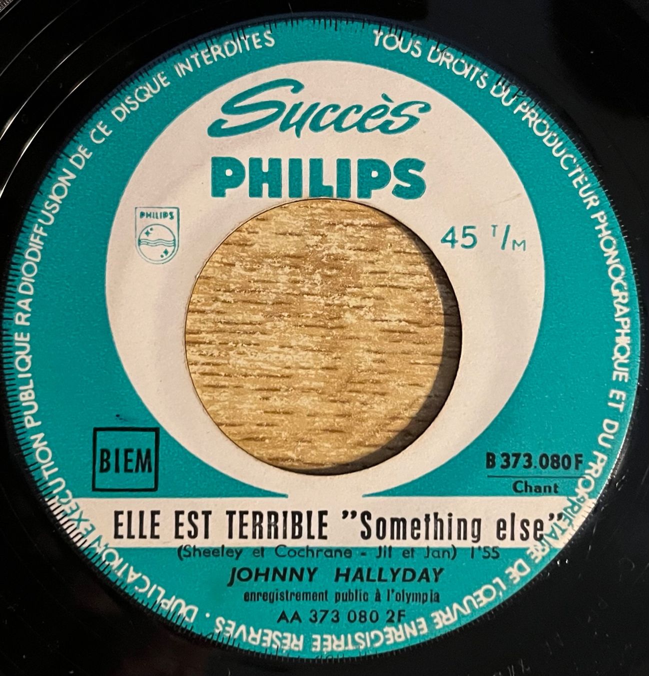 Schallplatten: JOHNNY HALLYDAY - ELLE EST TERRIBLE – Gebraucht aus Bussigny von vinyl-pas-cher 2