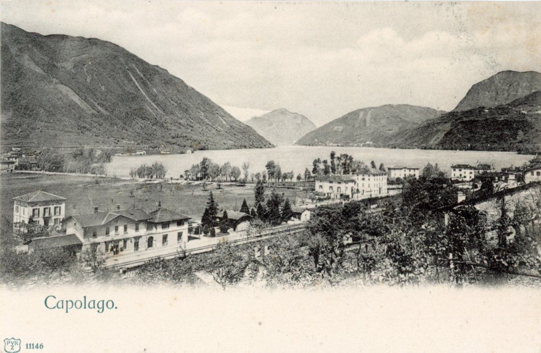 Cartoline postali: Capolago  TI     ca. 1900 – Usato da Brig venduto da Valcards54