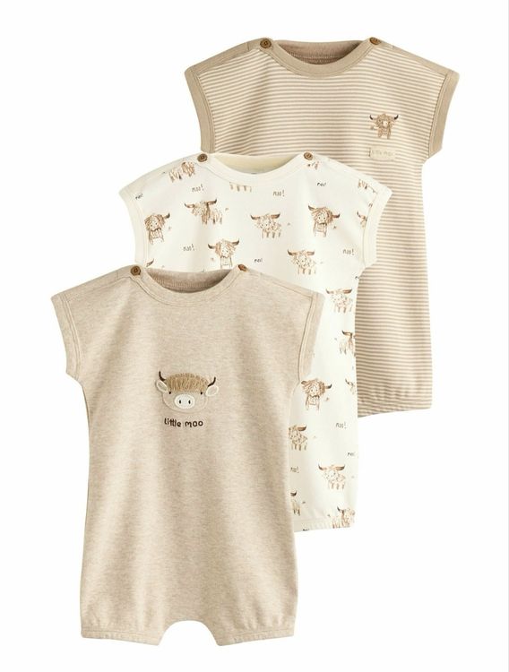 Combinaisons courtes Next bébé 3 mois - vaches Highlands 😍 (Neu und ...