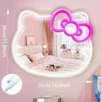 Süße Hello Kitty USB-Kabel Spiegel Vanity Lampe verstellbar