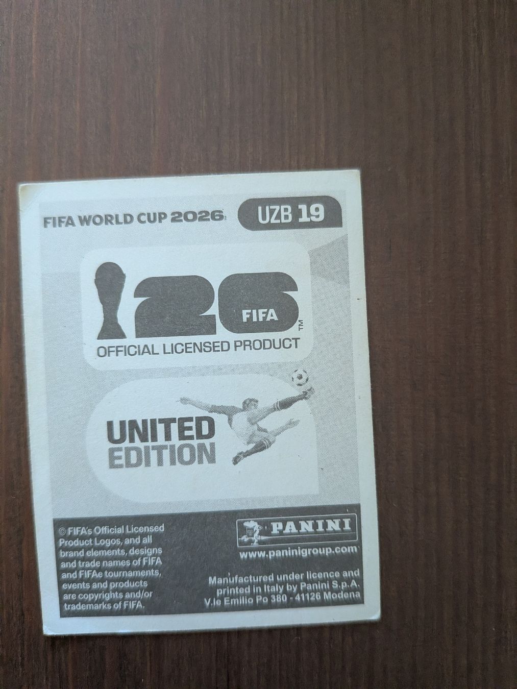 Panini Carte collezionabili: Panini Bild UZB 19 – Usato da Eschenbach SG venduto da SanFranciscoCalifornia 1
