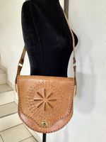 Vintage Leather Bag, Embossed Boho Style, Great Find!