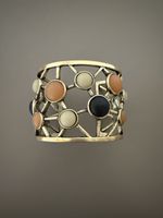 Statement Cuff Bracelet. Funky Boho Style. Pedro del Hiero