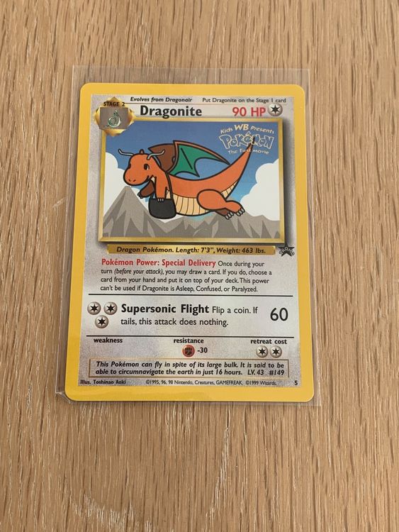 Dragonite Blackstar Promokarte The first Movie Kaufen auf Ricardo