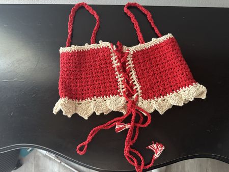 Handgemachtes Häkel-Top – Grösse S – Unikat 