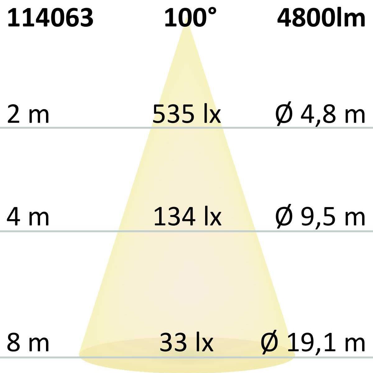 Lampadari & plafoniere: LED Pendelleuchte, Raster, 120 cm Länge – Nuovo (secondo la descrizione) da Kreuzlingen venduto da Smart-Light 8