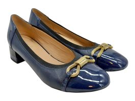 Escarpins Geox bleu marine vernis. Pointure 38
