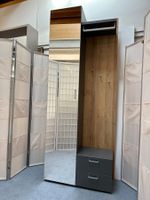 Garderobe WINDOW Spiegelschrank Eiche 84 x 214 cm Swiss Made
