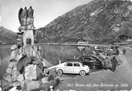 Airolo TI Gotthardpass Denkmal Oldtimer G