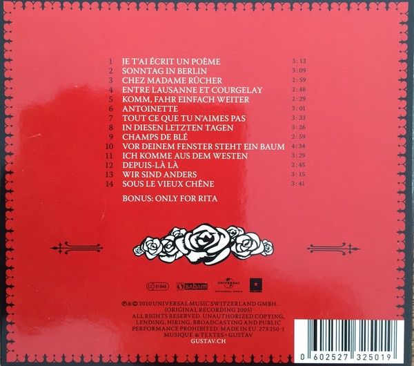 CD: Gustav - "Ultra Vista" – Usato da Oberbuchsiten venduto da Alinghi69 1