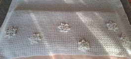 Snowflake *TagesDecke / Plaid / Bettüberwurf  200 x 130 *neu