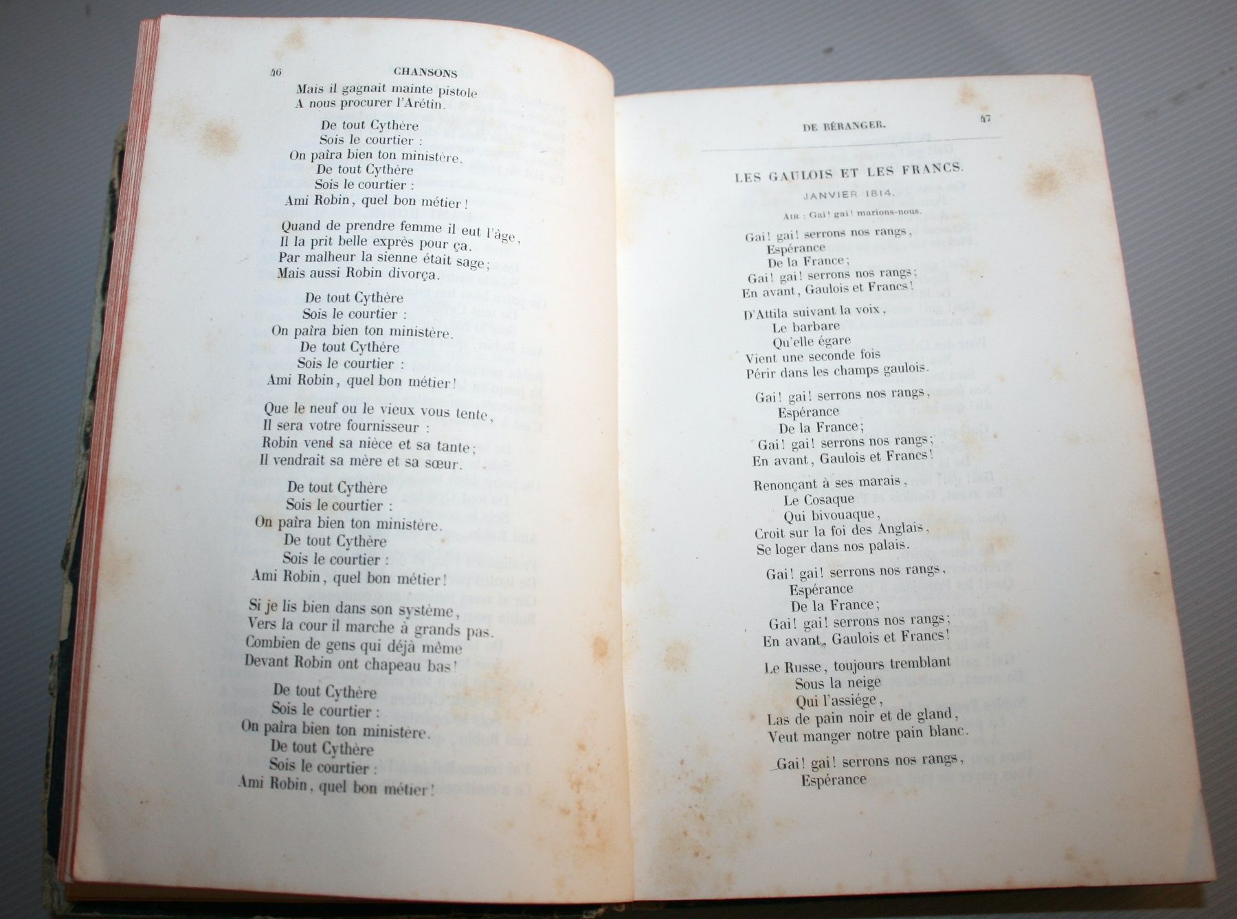Libri: Oeuvres complètes de P. J. de Béranger, 1841 – Usato da Schaffhausen venduto da Kartenprofi 2