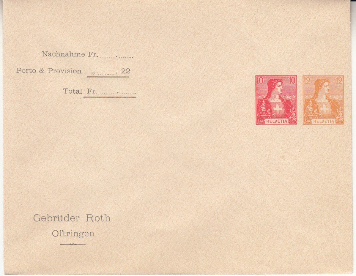 Alle Briefmarken: SGK PBU 222a Roth Oftringen – Gebraucht aus Bürglen TG von StampGraf