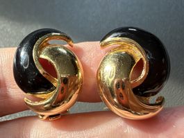 Vintage Ohrringe Clips Luxus Modeschmuck  