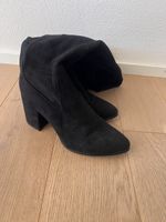 Overknee mit Absatz schwarz