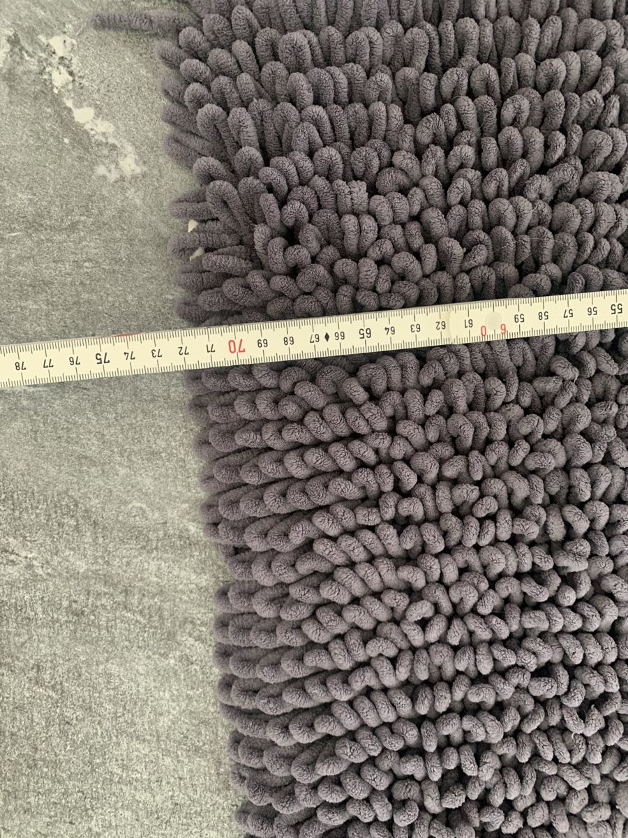 Tappeti: Flauschiger Badezimmerteppich, grau, 70x125cm, Maddison – Nuovo (secondo la descrizione) da Einsiedeln venduto da important__ 2