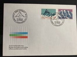 Schweiz 1982 Cachet+Stempel+Marke Zermatt A.W.S.R. Jubiläum