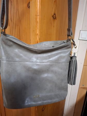 ZWEI Leder-Handtasche in Taupe