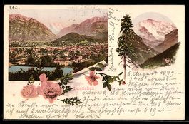 AK Interlaken, Hotel, Teilansicht, 1899