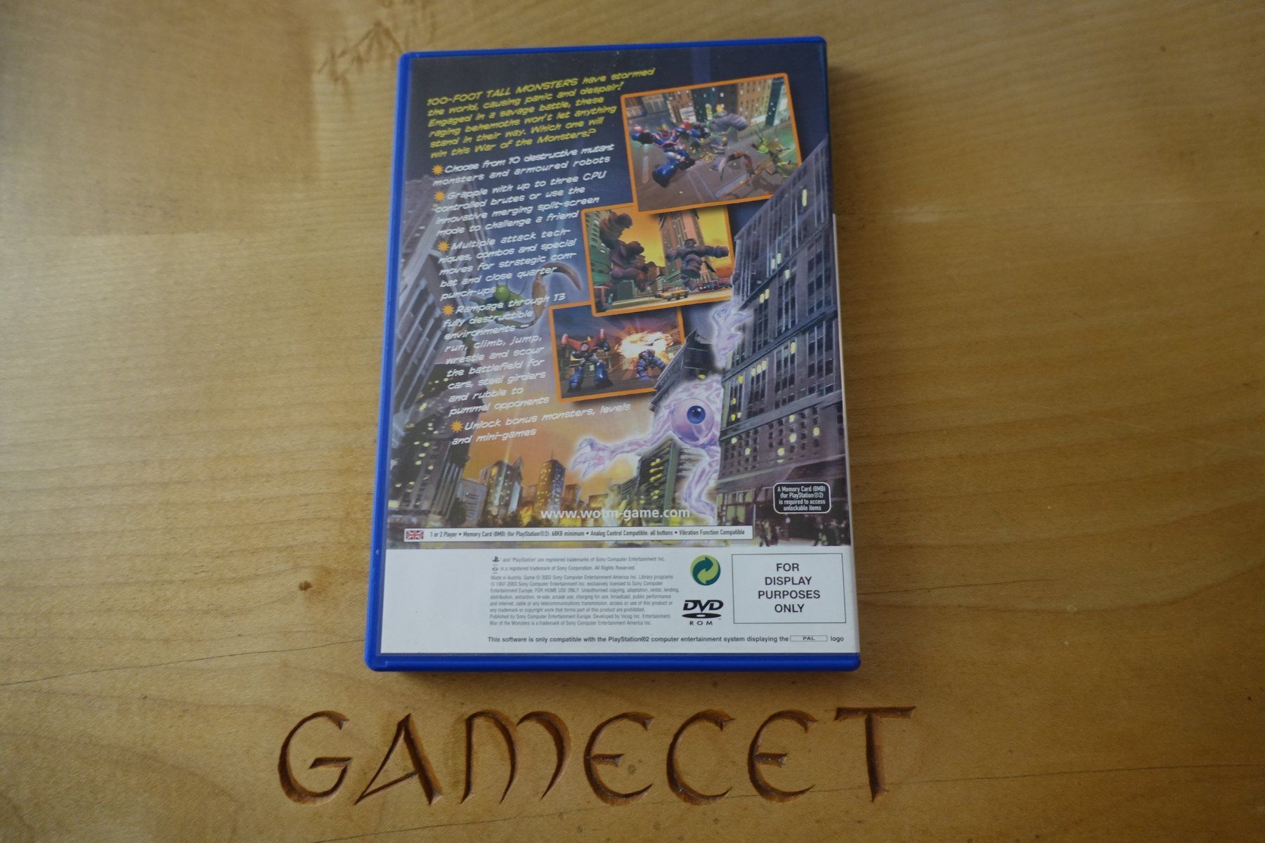 Sony Giochi: War of the Monsters - Promo-Version – Usato da Steinach venduto da Gamecet 2