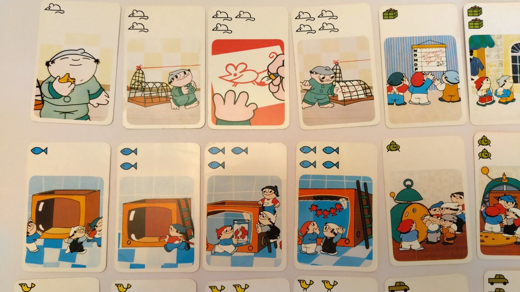 Giochi: Mainzelmännchen Quartett / 32 Karten ab Fr. 1.- – Usato da Bellach venduto da JingleJerry 3