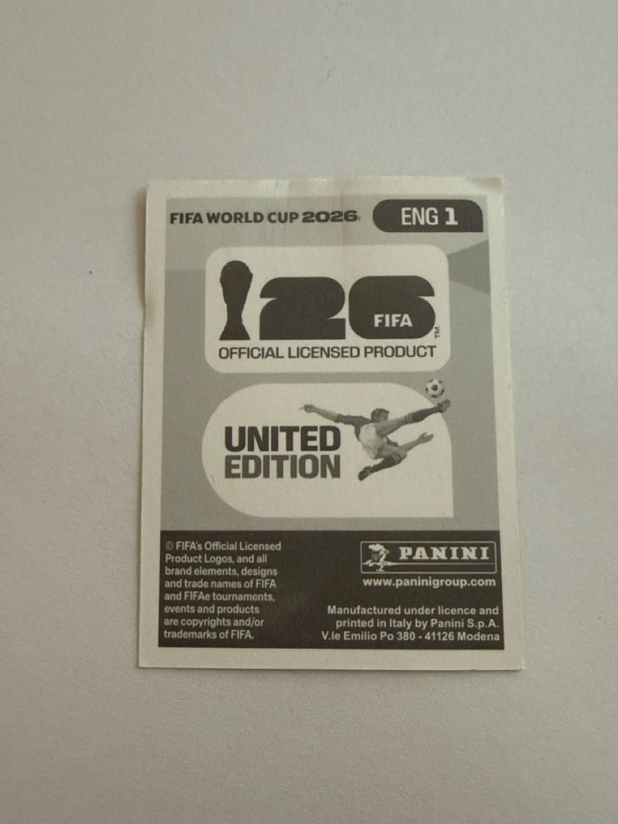 Panini Cartes à collectionner: ENG1 Panini FIFA World Cup 2026 – Neuf (Voir description) à Muotathal par sin_pdj6 1