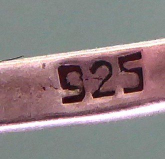 Bagues: Ring 925 Silber mit synthetischem Stein – D'occasion à Muri AG par silvermouse007 4