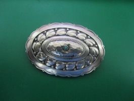 Künstler Schmuck-Jugendstil Broche,Schw.Gmund um 1910-Silber
