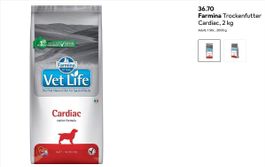 FARMINA VetLife Cardiac - Hundefutter, Trockenfutter