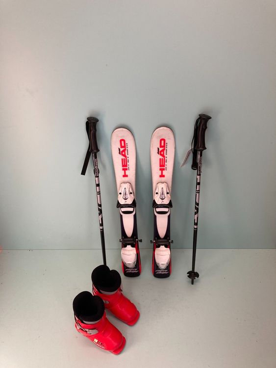 Little Skiers Starter Ski Für Kinder 0–4 Jahre – Kunststoff-Ski Mit Stöcken | Perfekte Einführung Ins Skifahren