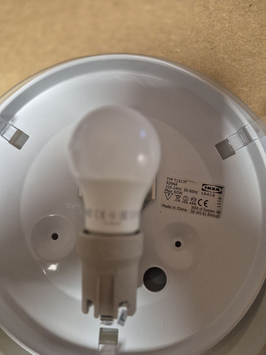 Ikea Lampadari & plafoniere: Deckenleuchte IKEA Rinna – Usato da Ziefen venduto da Mallory43 2