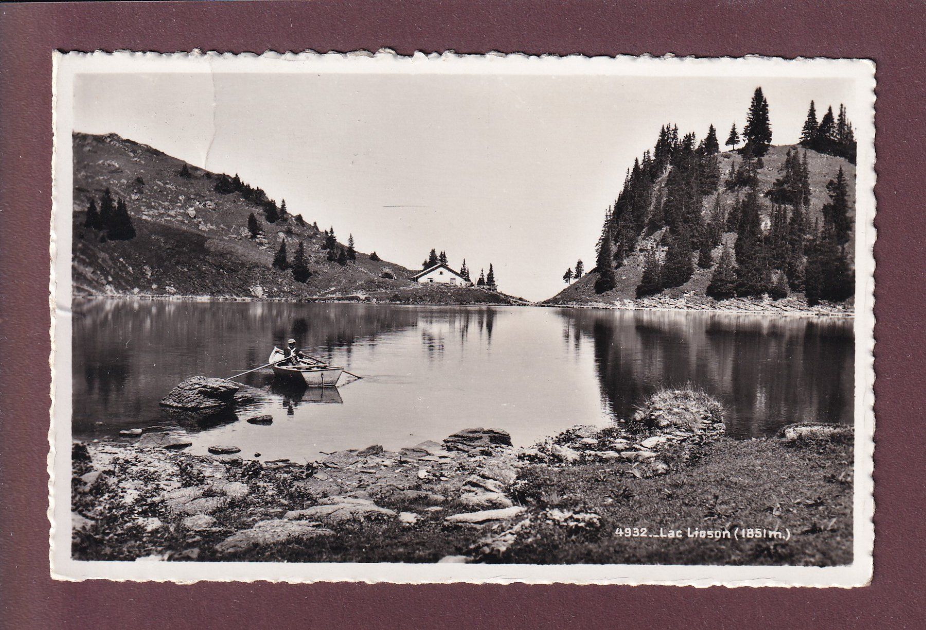 Cartoline postali: LAC LIOSON - 1939 – Usato da Pully venduto da nicecards